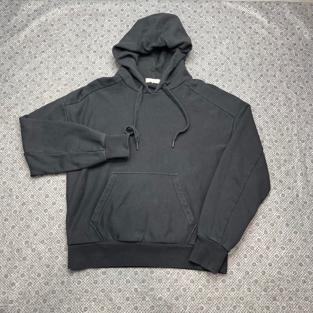 Rag & Bone Black Organic Cotton Hoodie Sweatshirt Womens XS W292C236K